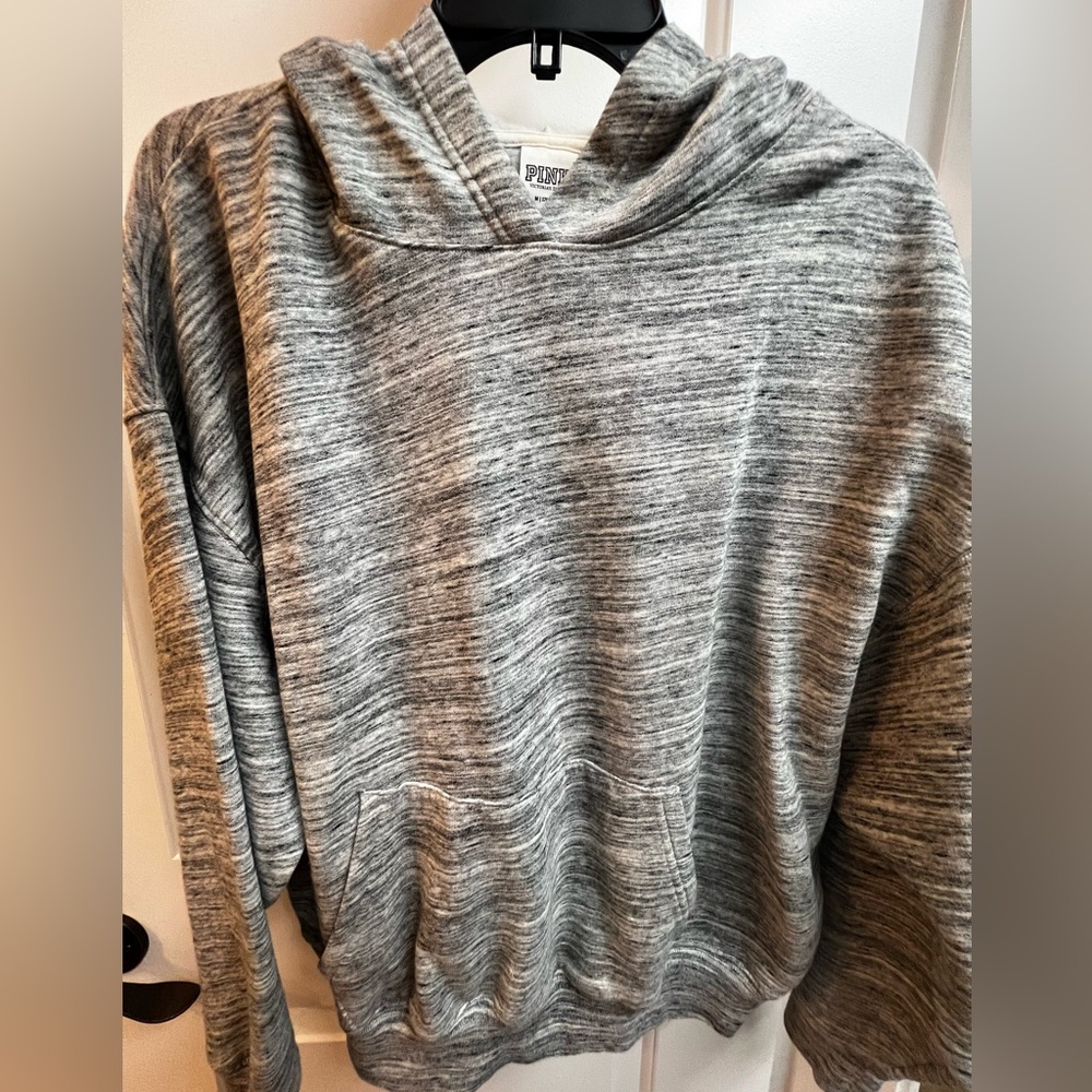 Victoria’s Secret pink gray oversized hoodie medium